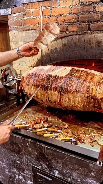 Çağ Kebab en gros plan